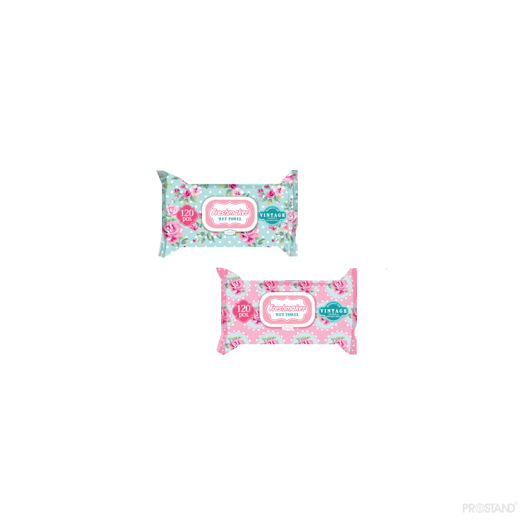 Servetele umede cu capac Freshmaker Vintage 120buc