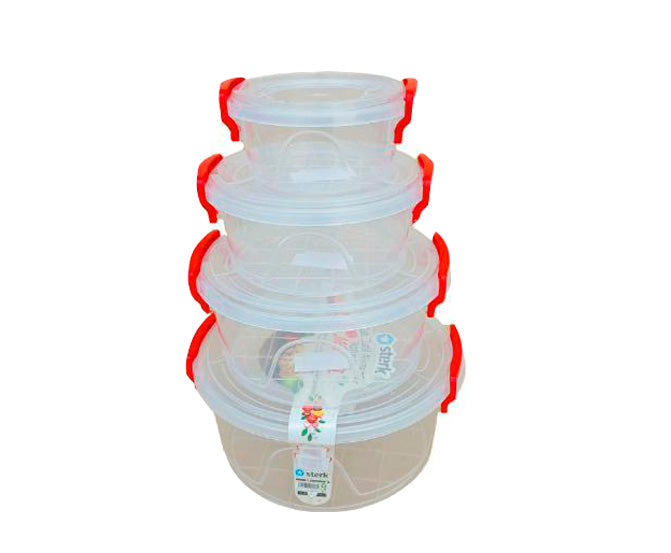 Set cutii Rotunde 4 buc