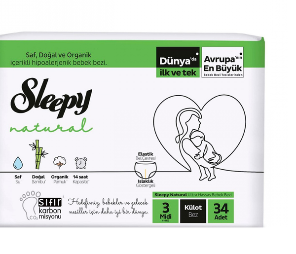 Sleepy CHILOTEI MIC N3 (4-9kg) 34 buc