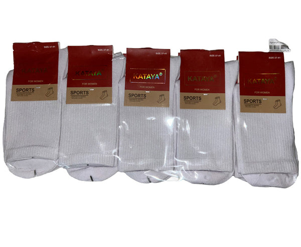 Sosete Dame alb (36-41) 2282 (set 10 buc)