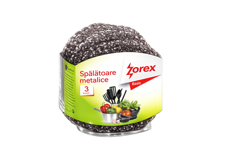 Burete metalic inox "Zorex" 3buc*15gr (1710)