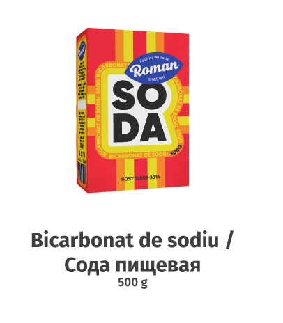 Bicarbonat de sodiu 500g carton